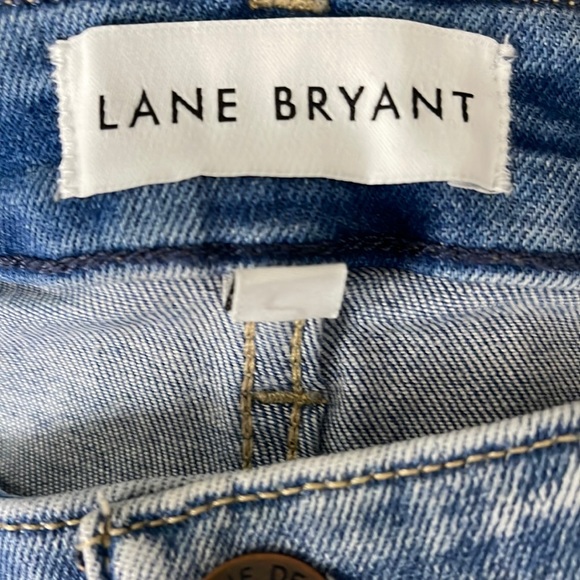 Lane Bryant Women’s Light Denim Flex Magic Waistband Mid Rise Wide Leg Jeans 16 - Picture 3 of 5